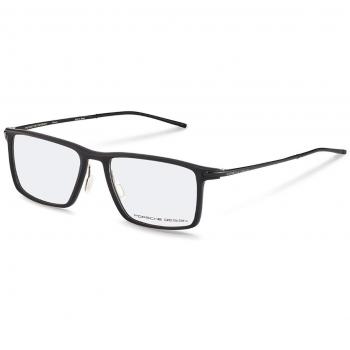 Porsche Design P8363 A Gafas Recetadas para Hombre Negras con Armazones Negros y Lentes de 54