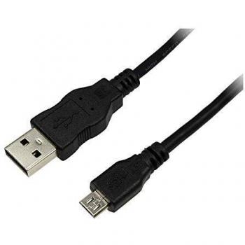 LogiLink CU0058 - Cable USB 2.0, Am a Micro BM de 1 m, Negro