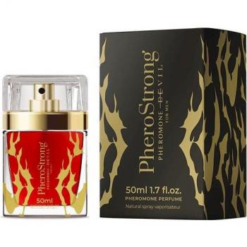 Perfume PheroStrong Devil for Men 50ml - Fragancia masculina con feromonas, 50 ml de contenido, diseñada para atraer y seducir