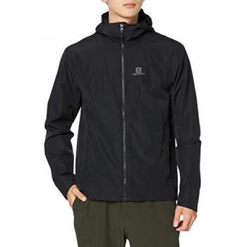 SALOMON Explore WP JKT M Chaqueta Impermeable, Hombre, Negro, S