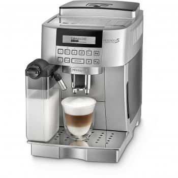 DeLonghi ECAM 22.366.S Cafetera combinada, Independiente, Totalmente automática, Molinillo integrado, 1450 W, 1,8 L, Plata