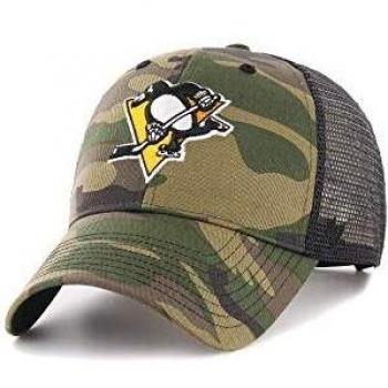 47_brand Gorra NHL Pittsburgh Penguins MVP Trucker Camo Branson Verde/Negro/Multi Talla: OSFA