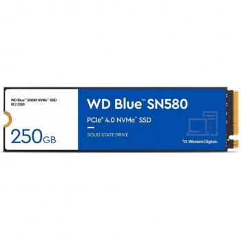 Western Digital Blue SN580 250GB M.2 PCIe Gen4 NVMe TLC SSD