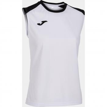 Camiseta tirantes mujer Joma Eco Championship blanco negro