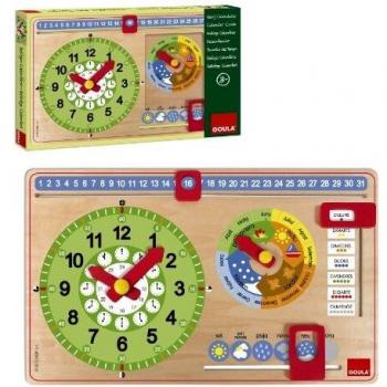 Goula - Rellotge calendari en català, Juego educativo preescolar para aprender distintos conceptos del tiempo a partir de 3 años