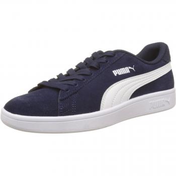 PUMA Unisex Puma Smash v2 Trainers, Peacoat Puma White, 13 UK
