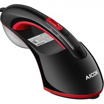 Plancha de Vapor para ropa Aicok de uso doble, planchado horizontal y planchado de vapor vertical, 1500W de potencia 15s rápido calentamiento plancha portatil para ropa, perfecto para el hogar y viaje