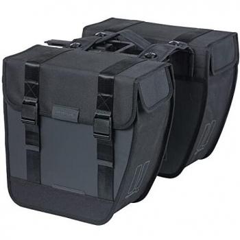 Alforjas Dobles Basil Tour 28L Impermeables - Negros