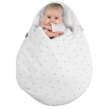 yipinco7285 bebé recién nacido Swaddle Cute huevo bolsa saco de dormir de manta blanco blanco Talla:talla única