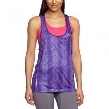PUMA Lauftanktop PR Progr Graphic Tank - Camiseta, color azul oscuro, talla L