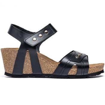 Sandalia de cuña Cadiz 303 negra