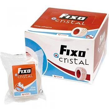 Fixo Cristal 75093300. Cinta Adhesiva de Gran Transparencia, 19mmx33m