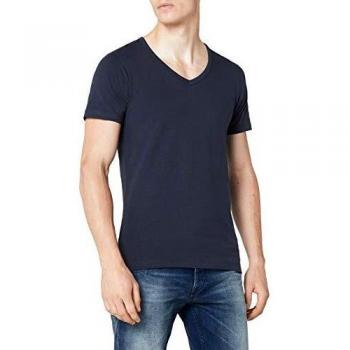 Jack & Jones Slim Fit Basic V-Neck T-Shirt, Navy Blue