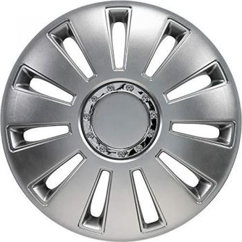 Tapacubos AutoStyle PP 5035 - Set de 4 tapacubos, material plástico, diseño moderno y elegante, fácil instalación, compatible con la mayoría de vehículos