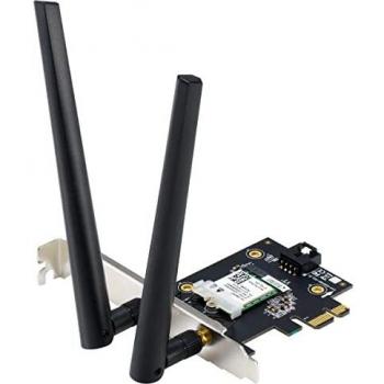 ASUS PCE-AX1800 - Tarjeta PCI-E Wi-Fi 6 (802.11ax) AX1800 de Doble Banda con Bluetooth 5.2, Seguridad