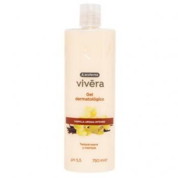 Acofarderm Vivera Gel de Baño Dermatológico con Aroma a Vainilla 750 ml