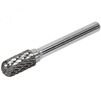 Fresa Rotativa de Carburo de Tungsteno Cilíndrica con Punta Esférica 10mm SEALEY SDB02