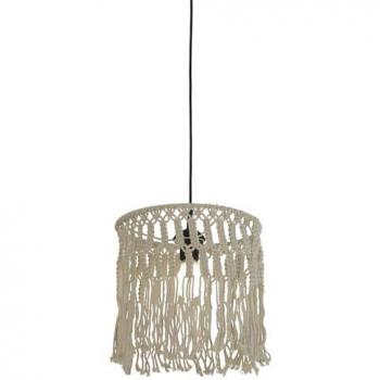 Lámpara Colgante Bahama, Blanca, Cuerda, Ø 31,5 cm, E27