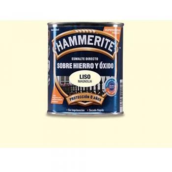Hammerite Esmalte directo sobre hierro y óxido Liso Brillante Magnolia 750 ml