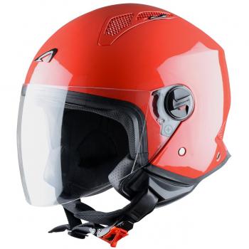 Astone Helmets Mini Jet Army Casco Jet, color Rojo, talla M