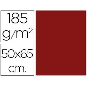 CARTULINA GUARRO GRANATE -50X65 CM -185 GR