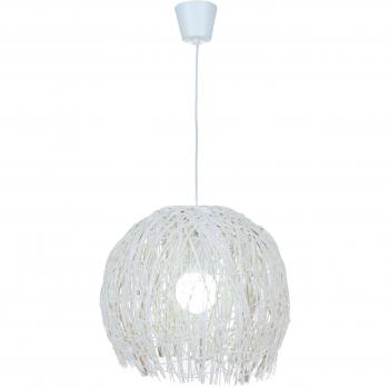 Lámpara de Techo Colgante Blanca Naeve Struwel 30 Cm, 1 Bombilla E27