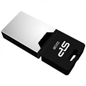 Silicon Power SP016GBUF2X20V1K 16GB USB 2.0/Micro-USB Negro Unidad Flash USB - Memoria USB