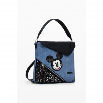 Desigual BACK MICKEY DENIM EDGE JERSEY MAXI PU Women's Backpack in Blue