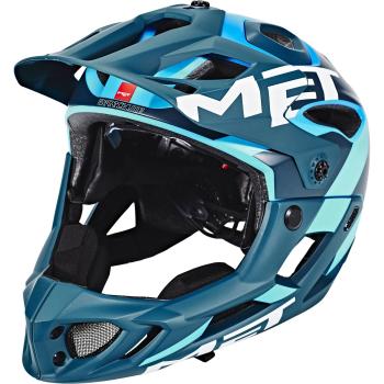 Casco de Protección Integral Met Parachute Azul