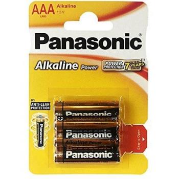 Panasonic Alkaline Power Batteries Pack of 5 Blister Packs of 4 1.5 V LR03/AAA