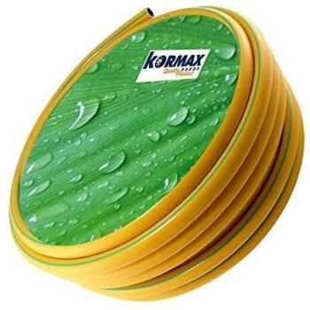 Kormax - Manguera Malla Amarilla 15 mm 15 Bar, Rollo 50 Metros