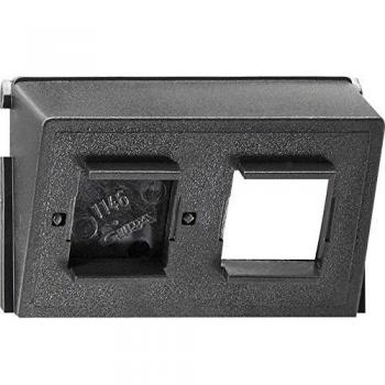 Modular Jack Data Plate 2-Port Lucent Accessory