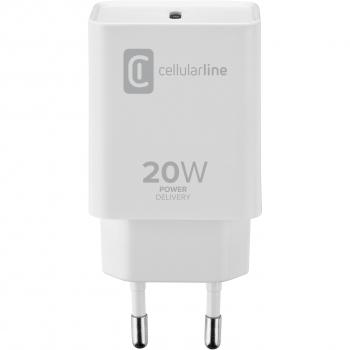 Cargador USB-C 20W para Apple con Power Delivery - Blanco