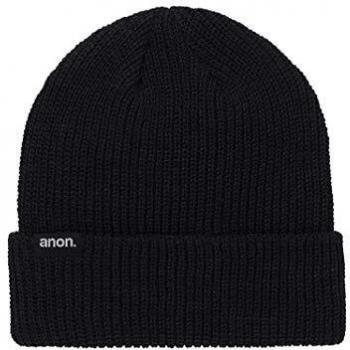 Anon Cuff Beanie - Gorro para Hombre Negro Talla única