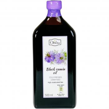 Aceite de comino negro crudo prensado en frío Ol'Vita 500 ml