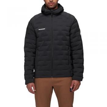 Mammut Sender IN Hooded Jacket for Men - Insulated Down Jacket - Black, Large