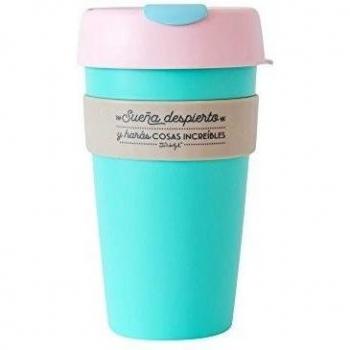Mr. Wonderful Taza reutilizable KeepCup Sueña despierto y harás cosas increíbles, grande
