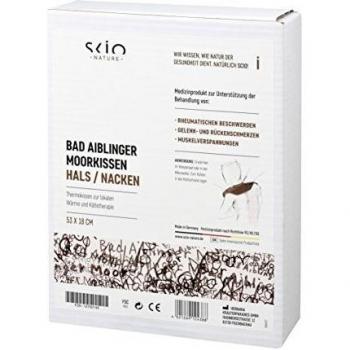 Scio baño aibl Inger Moor Cojín Para El Cuello Cervical, rango 53 x 18 cm, 1400 g