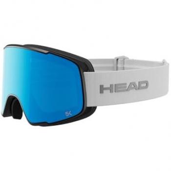 Head Máscara Esquí Horizon 2.0 5K - Gafas de esquí y snowboard, talla única, color azul y blanco, incluye lente de repuesto