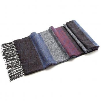 Westeng Bufanda Círculo Invierno Caliente Men'S Bufanda Algodón Scarf Azul,1Pcs