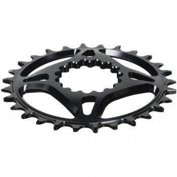 E13 CR20-DIR .28. K. M-Plato de bicicleta, color negro