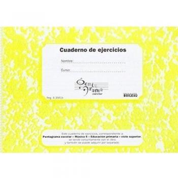 Pentagrama Escolar 5 - CD + Cuarderno de ejercicio - 9788480208734