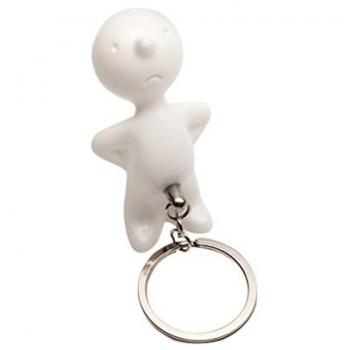 Propaganda Mr. P One Man Key Ring, White