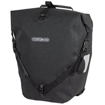 Ortlieb Back Roller Pannier Rack Bag High Visibility, Black