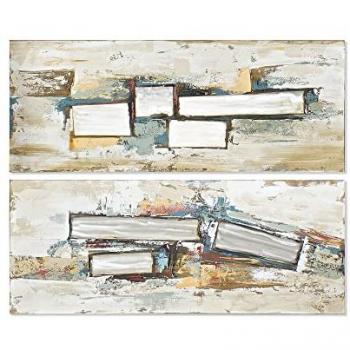 Cuadro DKD Home Decor 150 x 3 x 60 cm Abstracto Loft (2 Unidades)