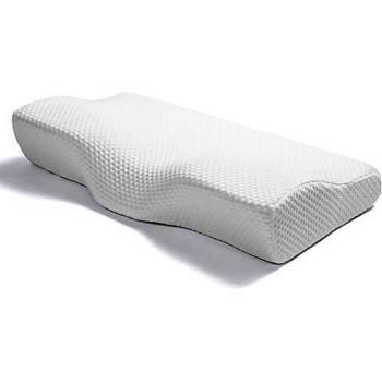 ZoneYan Mariposa Almohada Espuma Memoria, Almohada Cervical Ortopedica Viscoelastica Durmiente, Ergonómico Contorno Cojín Mariposa, Almohada Reduce Dolores Cervicales