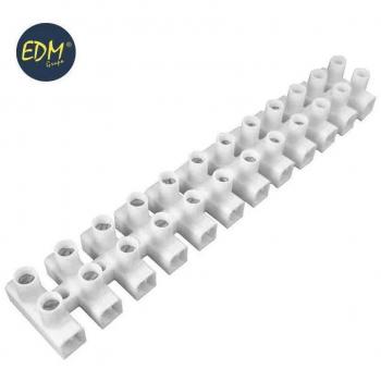 Regleta de Conexión EDM 2.5mm a 4mm Homologada Blanca Retractilada