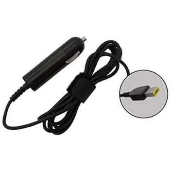 Cargador de Coche Compatible para Portátil Lenovo 20V 4.5A USB Cuadrado 90W