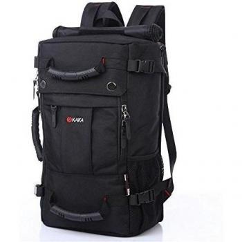 ukglobe Mochila Trekking Mochila de Viaje Mochilas de Marcha Mochilas para deporte aire libre Negro
