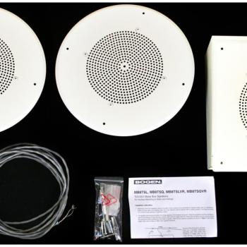 Bogen MB8TSL Metal Box Speaker/Wall Mount Slant Front